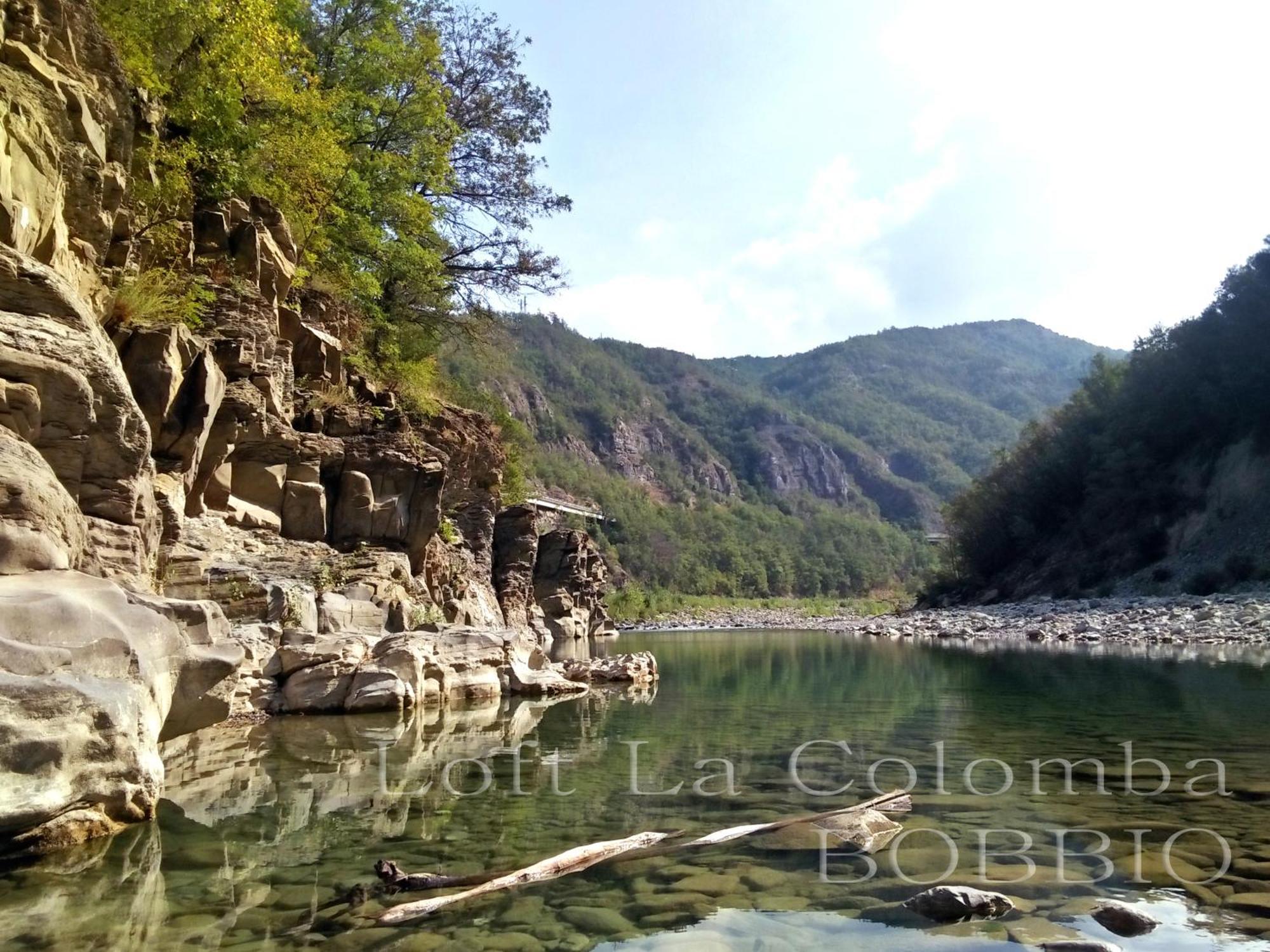 Loft La Colomba Lägenhet Bobbio Exteriör bild